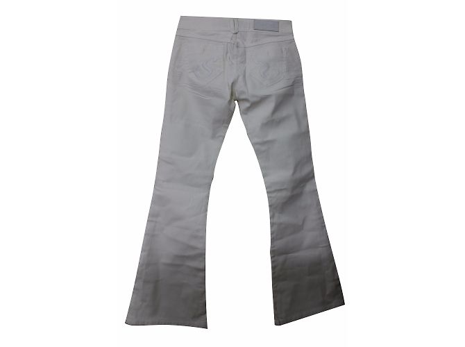 Autre Marque Pantalones acampanados de algodón crudo Vetus Petra - vista 2