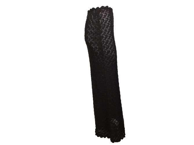Falda larga de punto marrón Georges Rech Talla 36 Castaño - vista 2
