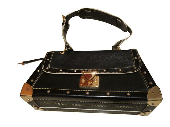 Borsa a tracolla Louis Vuitton Le Talentueux in pelle nera Nero - vista 2