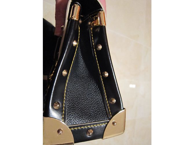 Borsa a tracolla Louis Vuitton Le Talentueux in pelle nera Nero - vista 3