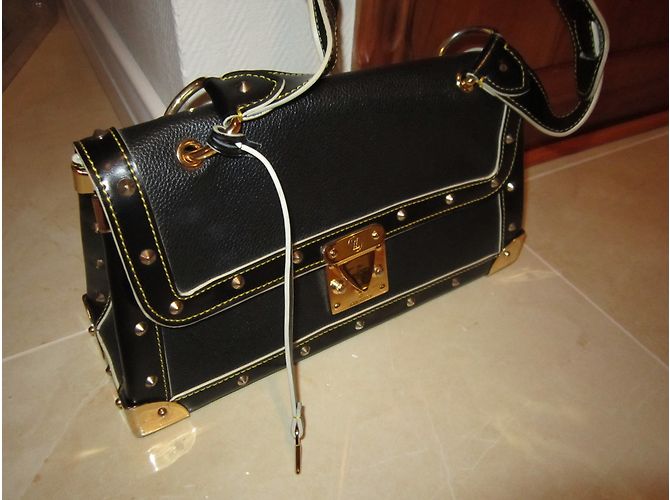 Borsa a tracolla Louis Vuitton Le Talentueux in pelle nera Nero - vista 5