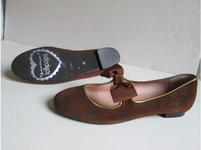 Autre Marque Bailarinas de Lollipops Castaño - vista 3
