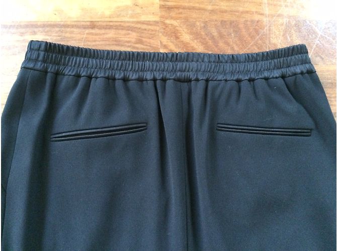 Falda negra de crepé Paule Ka Talla 38 Negro - vista 5