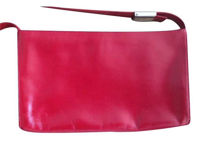 Borsa a mano Calvin Klein in pelle rossa Rosso - vista 2