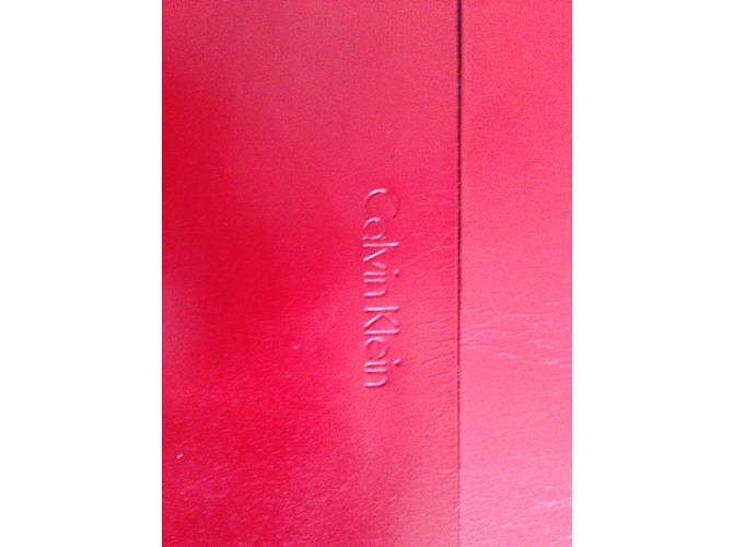 Borsa a mano Calvin Klein in pelle rossa Rosso - vista 5