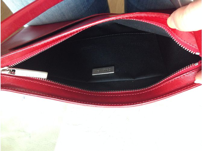Borsa a mano Calvin Klein in pelle rossa Rosso - vista 7