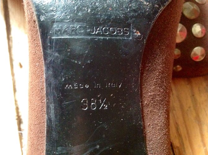 Bailarinas Marc Jacobs marrones de piel de gamo Castaño - vista 5