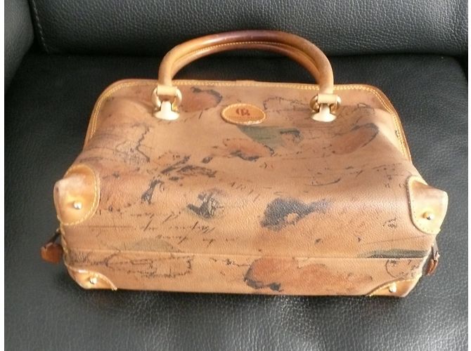 Autre Marque Cuir Way Mappemonde Handtasche aus Leder mehrfarbig Mehrfarben - Ansicht 2