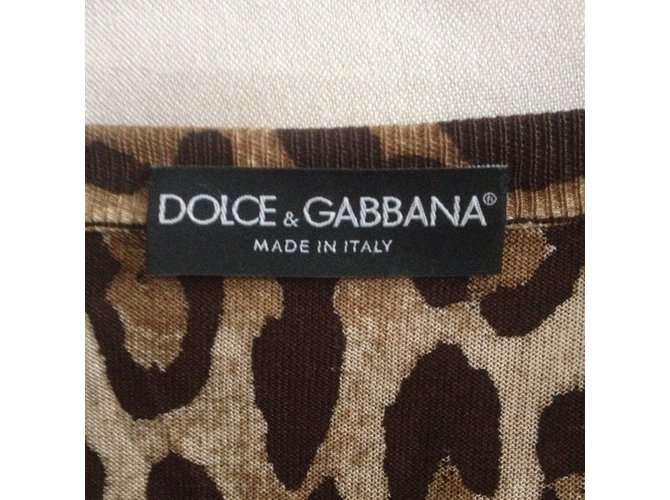 Dolce & Gabbana Knitwear Leopard print Silk ref.13120 - Joli Closet