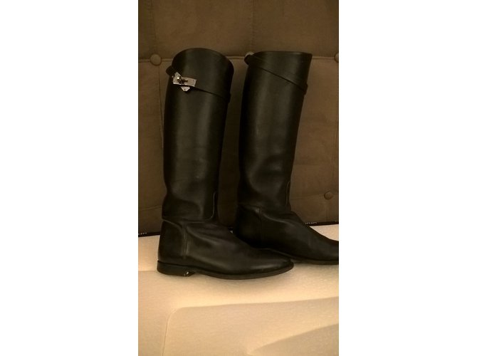 Hermès Stiefel Schwarz - Ansicht 3