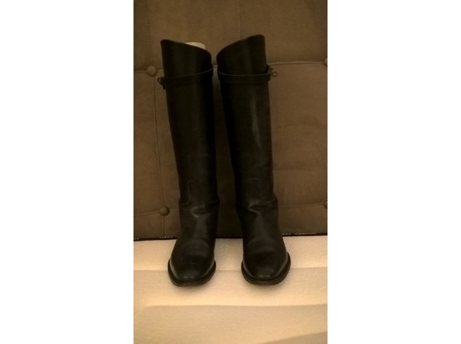 Hermès Stiefel Schwarz - Ansicht 4