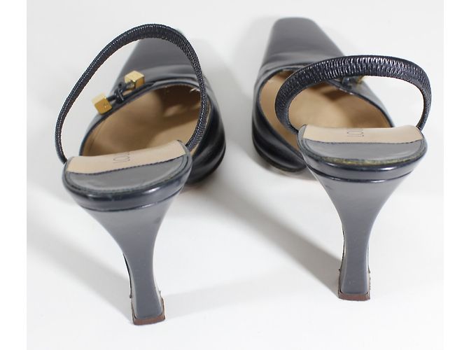 Sandali Mules Louis Vuitton in Pelle Nera Nero - vista 4