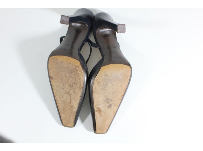 Sandali Mules Louis Vuitton in Pelle Nera Nero - vista 6