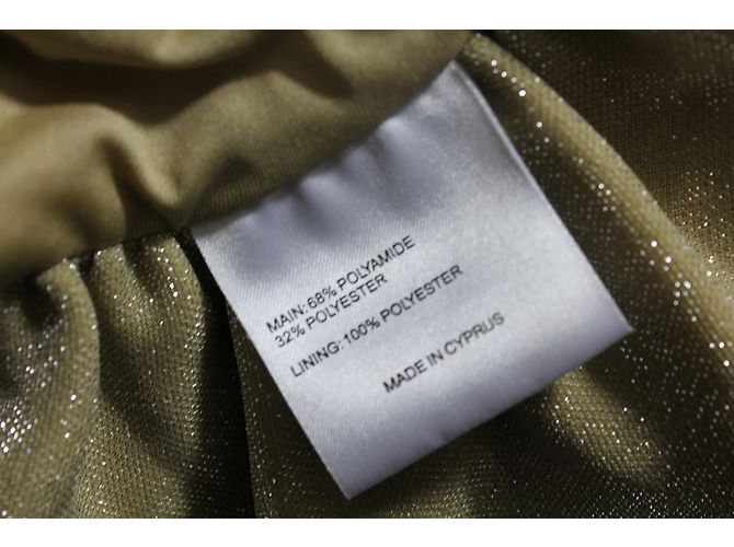 Karen Millen Kleid Gold Grösse 36 - Ansicht 6