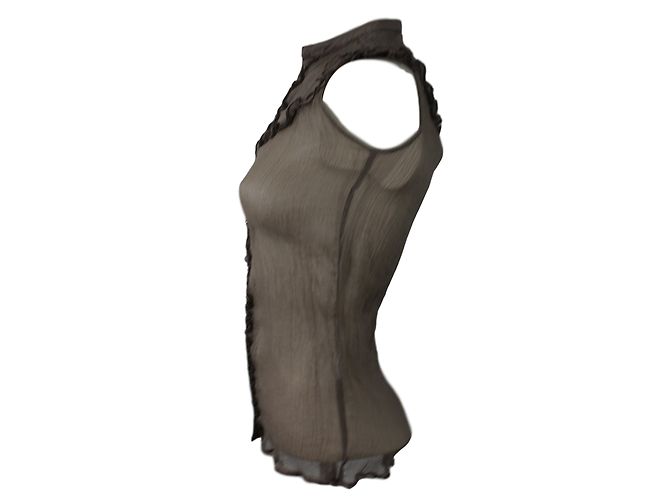 Autre Marque Top sin mangas River Island Taupe Gris pardo - vista 3