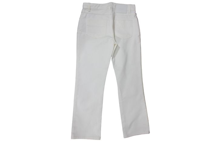 Pantalones Capri blancos de algodón Louis Vuitton - vista 2