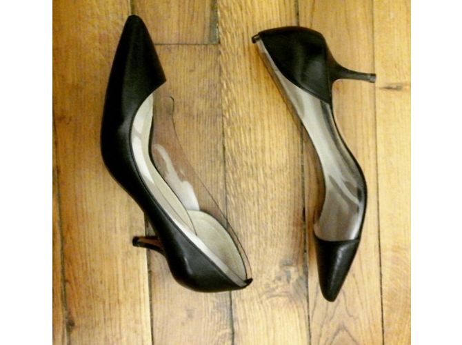 Maje Debra Pumps Schwarz Leder 6cm Absatz - Ansicht 3