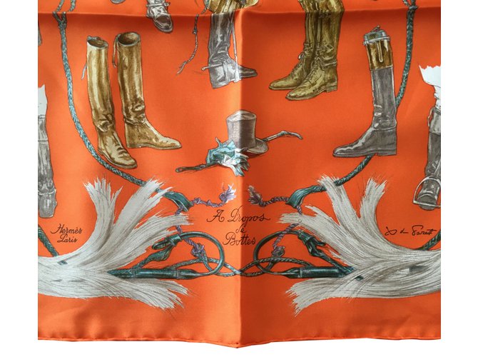 Hermès sciarpe Arancione - vista 2