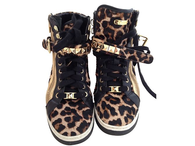 Sneakers Michael Kors in pelle leopardate 39 Stampa leopardo - vista 2