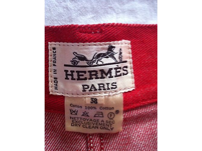 Hermès Jeans Vermelho - vista 4