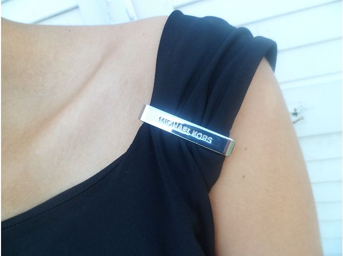 Michael Kors Kleid schwarz Polyester L - Ansicht 3