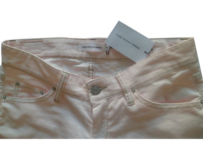 Isabel Marant Etoile Pink Velvet Pants 38 - view 2