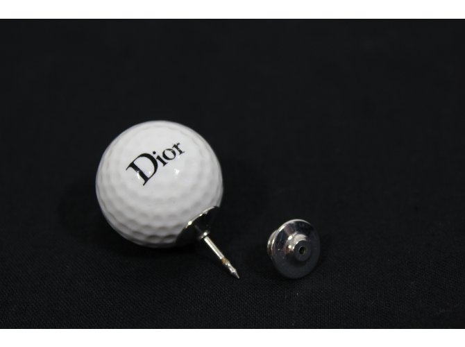 Spilla Dior Golf bianca Bianco - vista 3