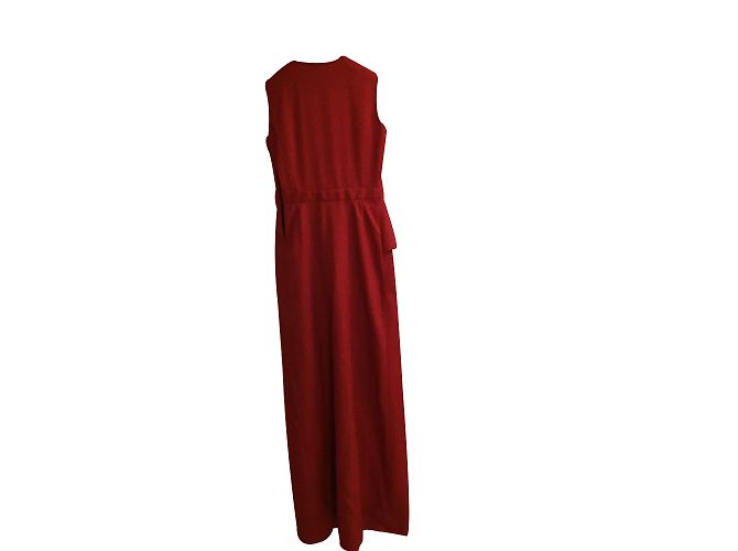 Salvatore Ferragamo Kleid Dunkelrot Viskose Bordeaux - Ansicht 2