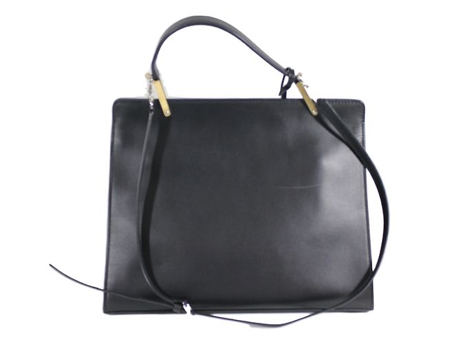 Borsa Balenciaga DIX in pelle di vitello nera Nero - vista 4