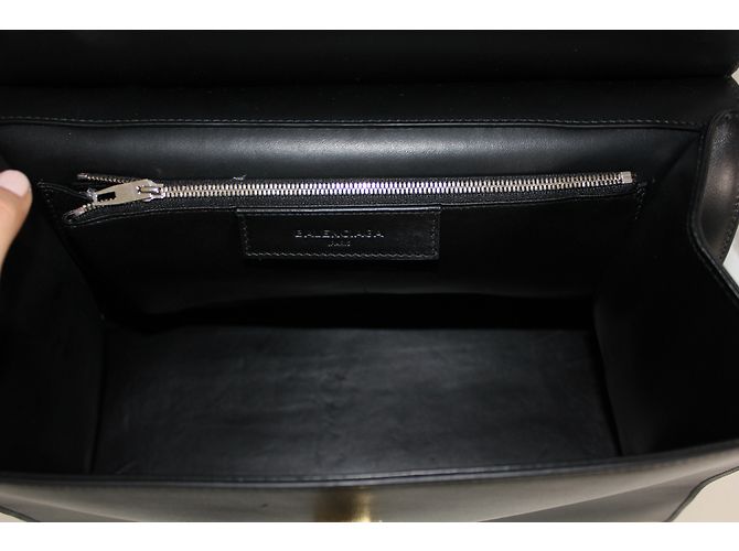 Borsa Balenciaga DIX in pelle di vitello nera Nero - vista 8