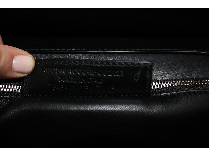 Borsa Balenciaga DIX in pelle di vitello nera Nero - vista 9