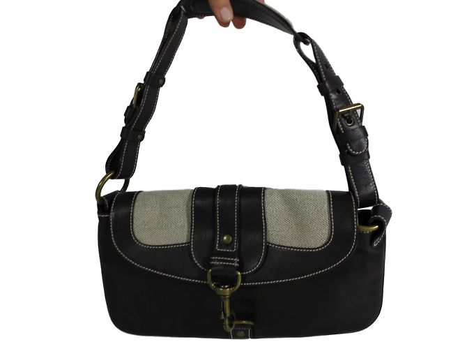 Borsa a tracolla Le Tanneur Cavenas in pelle marrone - vista 2