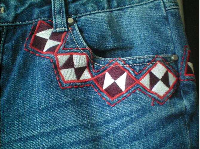 April May Pantalones Azul - vista 4