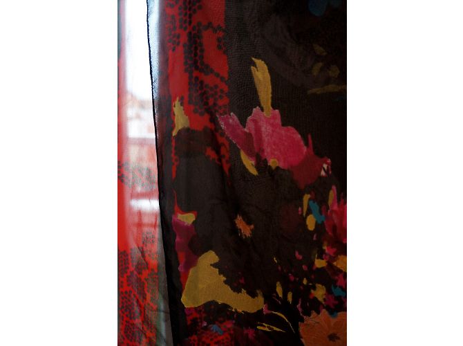Sciarpa Kenzo con motivi floreali Multicolore - vista 6