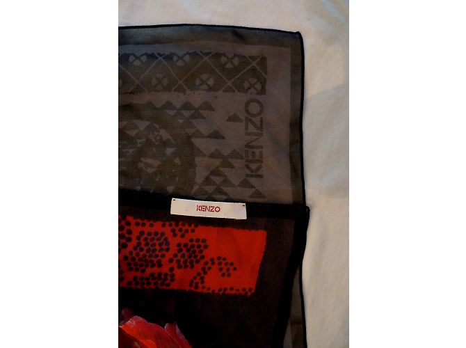 Sciarpa Kenzo con motivi floreali Multicolore - vista 7