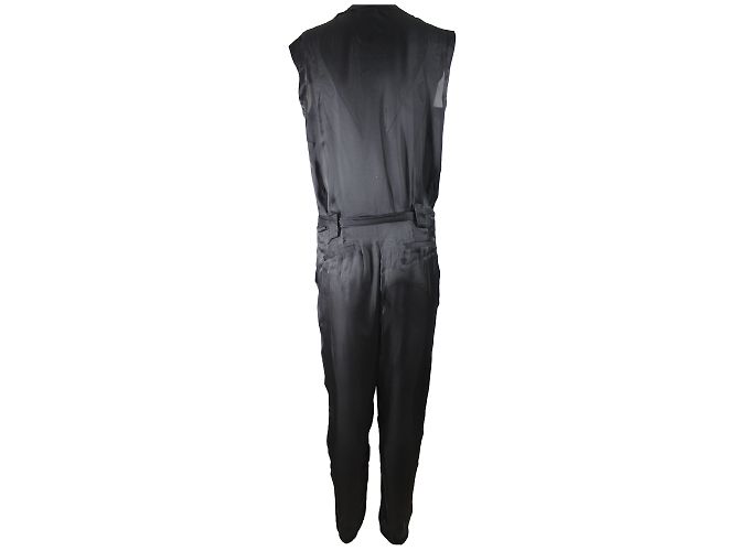 American Retro Jumpsuit Schwarz Polyester Größe 40 - Ansicht 2