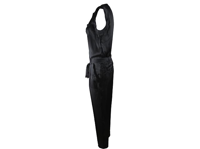 American Retro Jumpsuit Schwarz Polyester Größe 40 - Ansicht 3