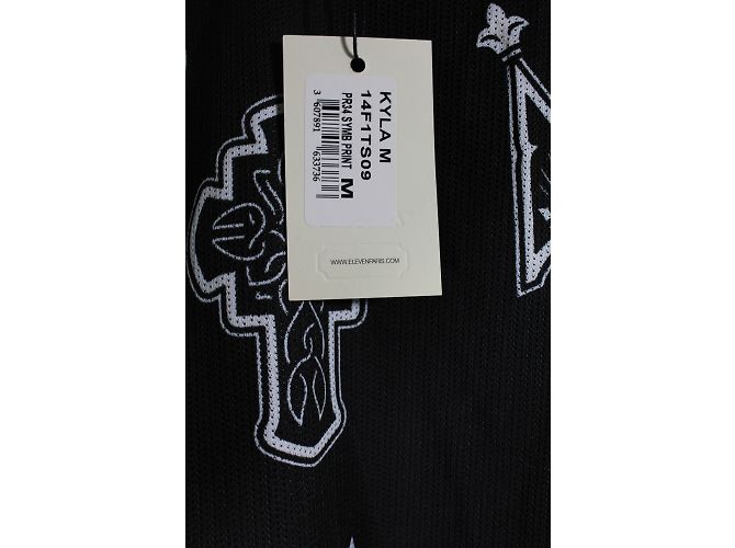T-shirt Kyla Eleven Paris Nera Nero - vista 3