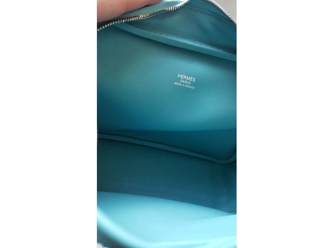 Hermès Mini-Feder Blau - Ansicht 5