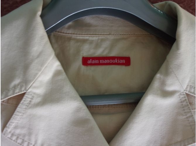 Autre Marque Chaqueta Alain Manoukian Beige de Algodón Talla 38 - vista 3
