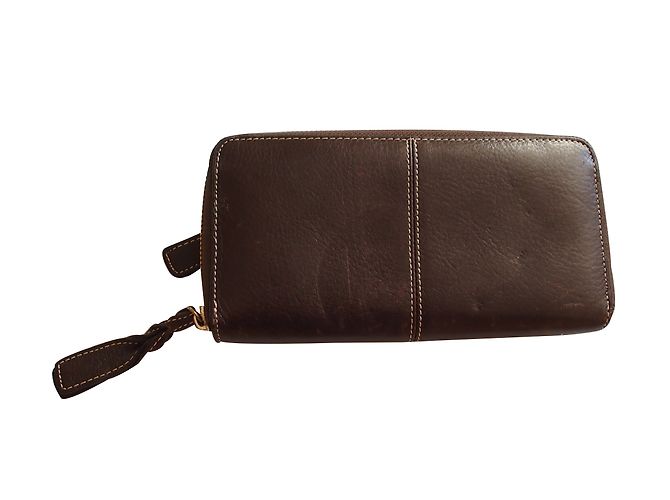 Cartera Mulberry Portfolio de Cuero Marrón Chocolate Castaño - vista 2