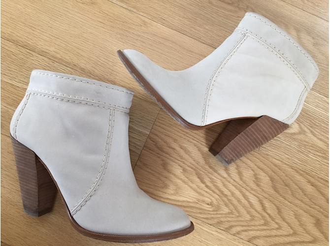 Belle Sigerson Morrison Botines Beige - vista 3