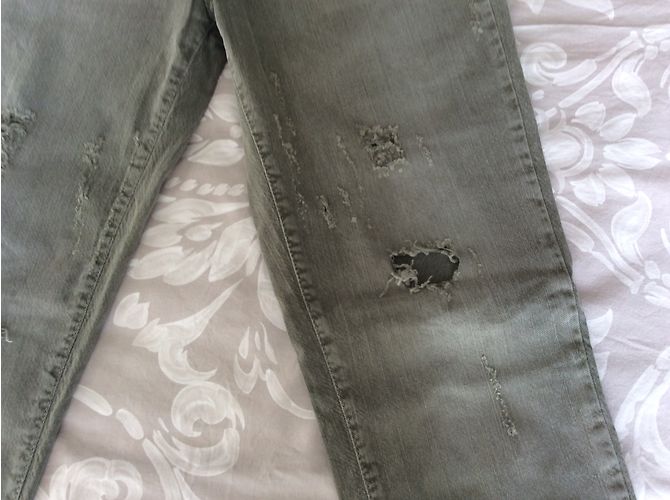 Pantalones Just Cavalli Caqui Corte Recto - vista 5
