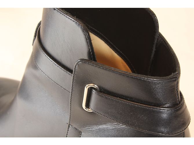 Stivaletti Biker Communa Christian Louboutin in pelle nera Nero - vista 11