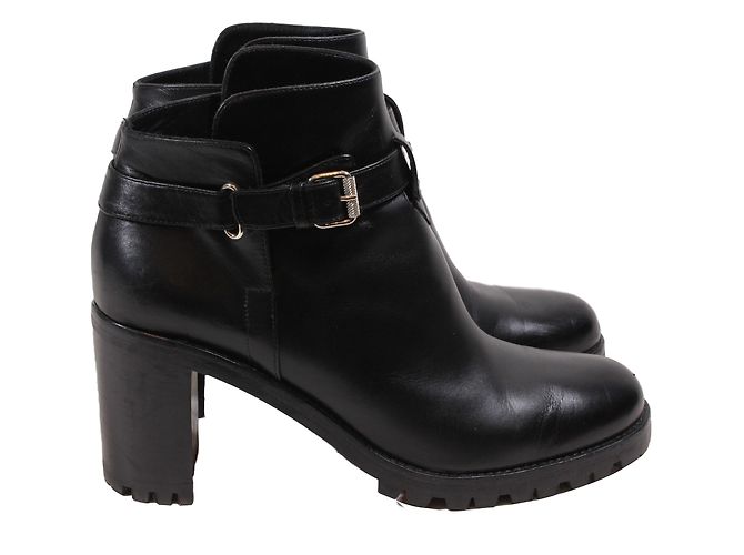 Stivaletti Biker Communa Christian Louboutin in pelle nera Nero - vista 3
