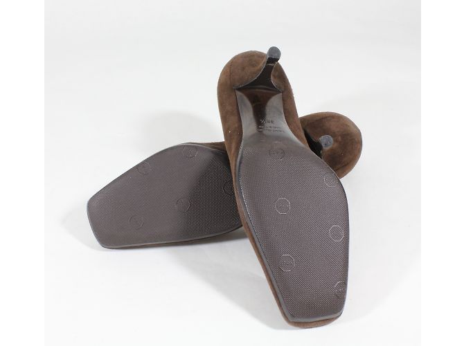 Sergio Rossi Pumps aus Wildleder in Braun 38.5 - Ansicht 7