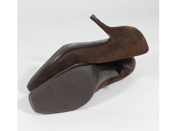 Sergio Rossi Pumps aus Wildleder in Braun 38.5 - Ansicht 8