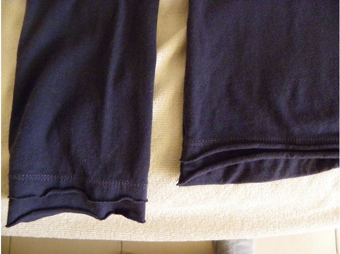 Camiseta American Retro azul de algodón de manga larga - vista 4