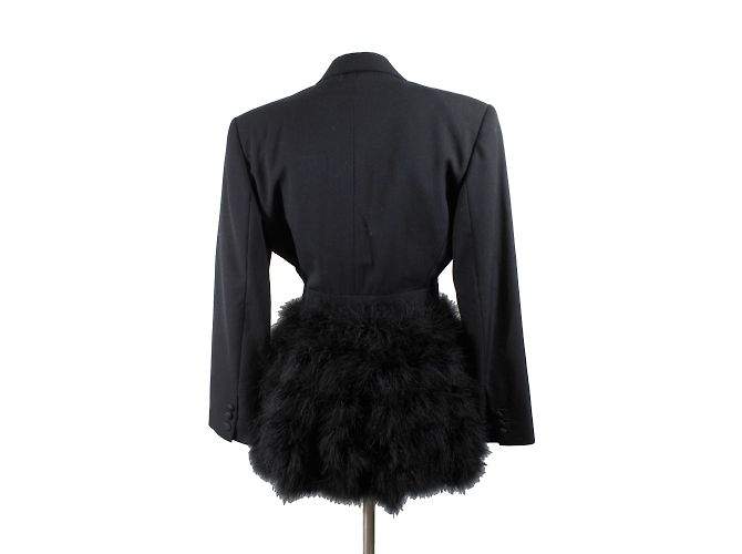 Angelo Tarlazzi Wolljacke Schwarz - Ansicht 2
