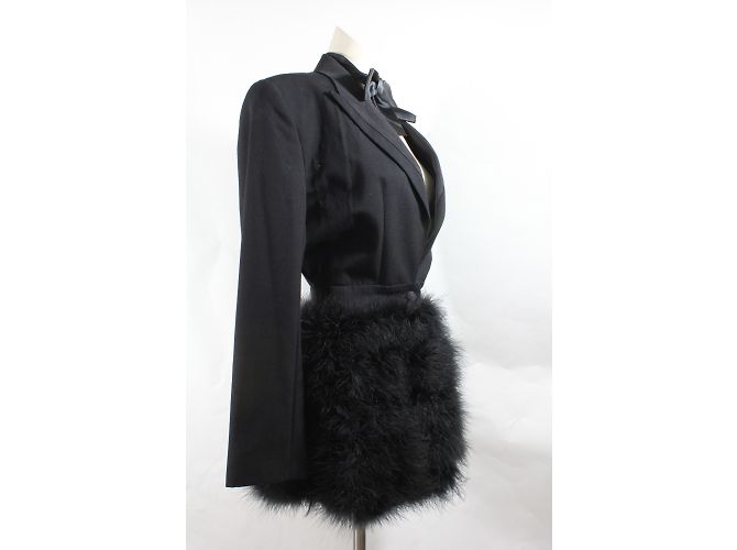 Angelo Tarlazzi Wolljacke Schwarz - Ansicht 3